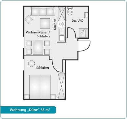 Grundriss Wohnung Düne
